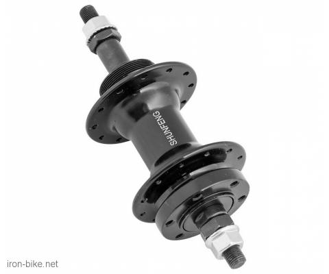 GLAVA ZADNJA MTB ZA DISK 24R ALU CRNA SHUNFENG AEROSPOKE - 3211101