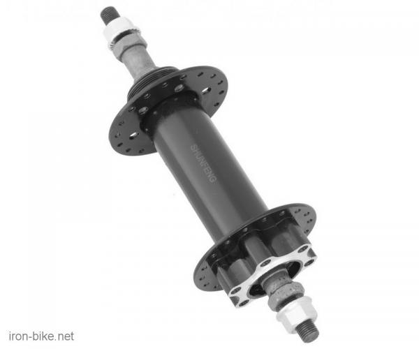 GLAVA ZADNJA SHUN FENG CRNA ČELIK ZA FAT BIKE 36R, 10mm - 3201116