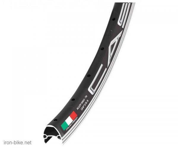obruč 26x1.75 alu dupli crni 24 rupe j19 aerospoke - 3730510
