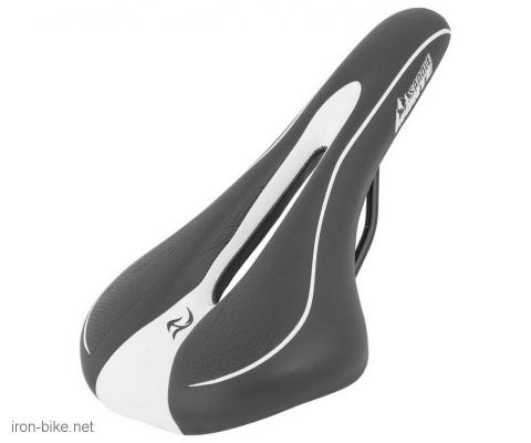 sedište  mtb crno belo branded 280x141mm - 3701023