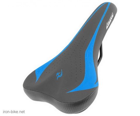 sedište mtb crno plavo carbon high end 270x155mm - 3701026