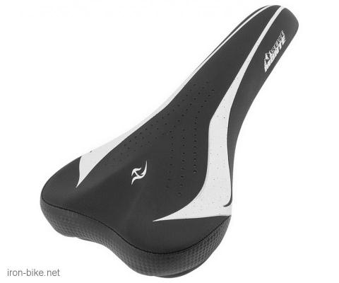 sedište mtb crno belo carbon high end 270x155mm - 3701011