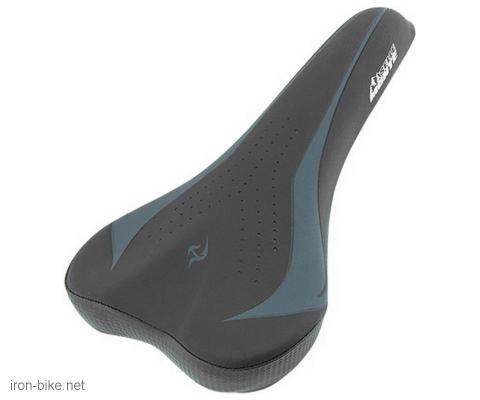 sedište mtb crno sivo carbon high end 270x155mm - 3701029
