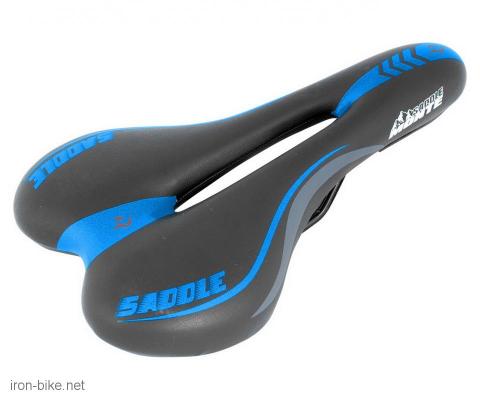 sedište mtb sa rupom atlanta crno plavo - 3701046