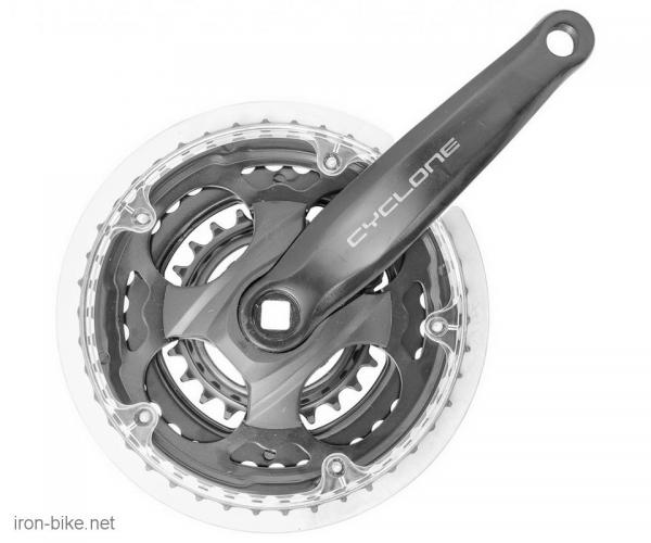 srednji pogon cyclone steel black sa štitnikom 22/32/42,170mm - 3600065