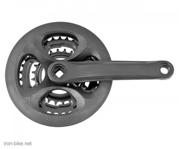 srednji pogon mtb crni 22/32/42t - 3600110