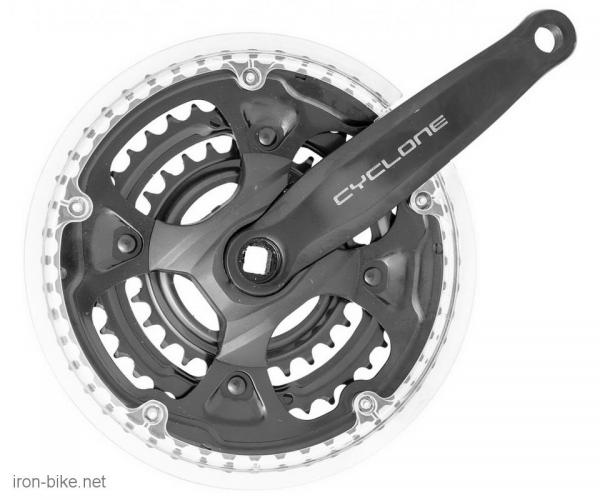 srednji pogon cyclone steel black sa štitnikom 28/38/48,170mm - 3600064