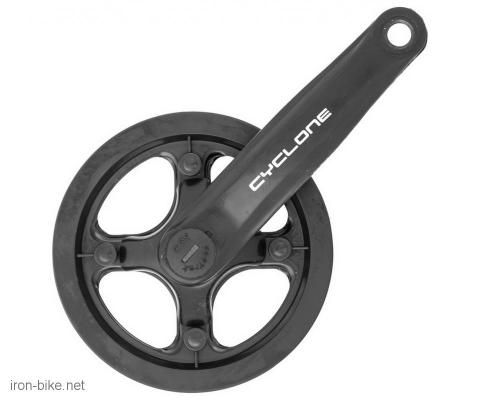 SREDNJI POGON SPORT 36T CRNI SA ŠTITNIKOM ZA FAT BIKE - 3600017