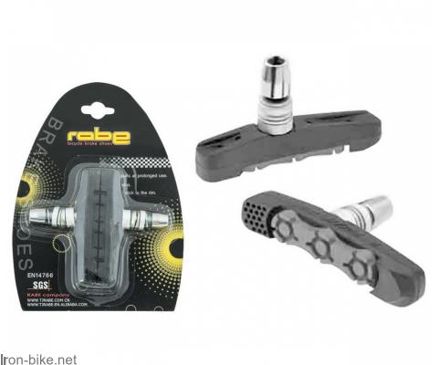 PAKNE V-BRAKE ABS CRNO SIVE 70MM 3404113