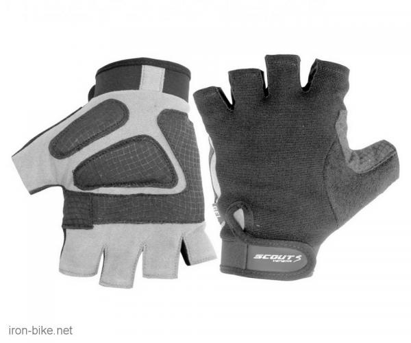 rukavice za bicikl gel protect crno sive xl - 3722001