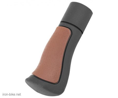 ručke volana herrmans trekking ergo 120mm duža crno braon - 3841110