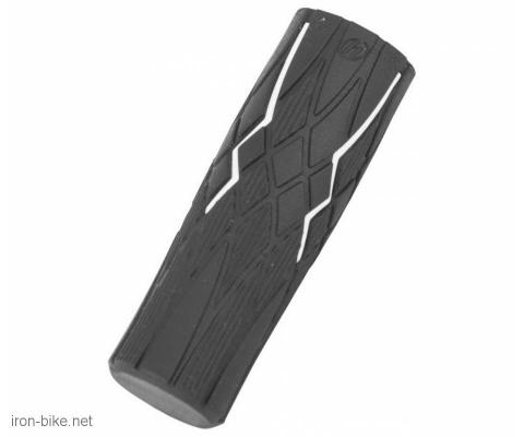 ručke volana herrmans dude kraće crno bele 90mm - 3842126