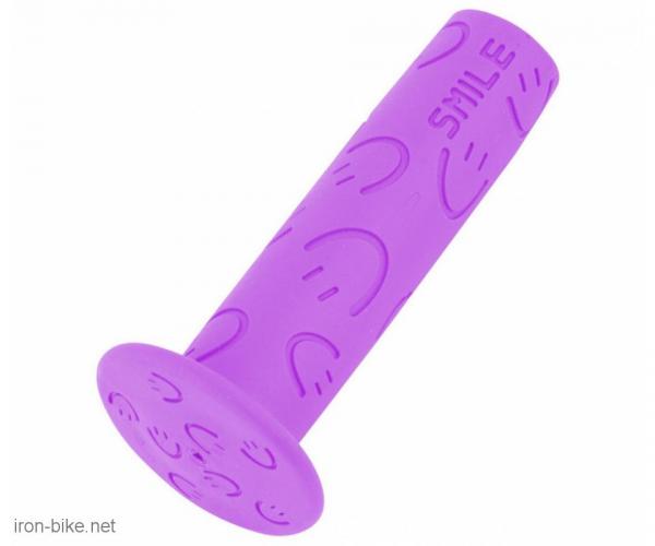 ručke volana herrmans smile safety 95mm ljubičaste za dečije bicikle - 3193251