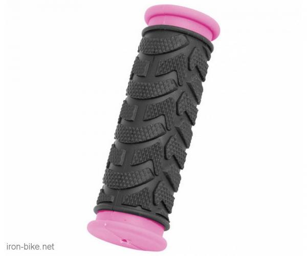ručke volana mega crno pink kraće 92mm - 3841010