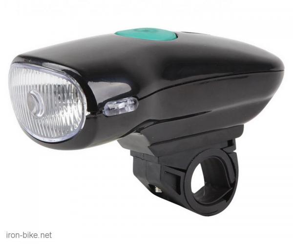lampa prednja crna elegant 1w led 3 funkcije - 120 lm - 3501117