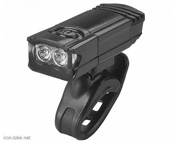 prednje svetlo na volan sa punjivom litijum baterijom na usb crno led 50 lm - 3504000