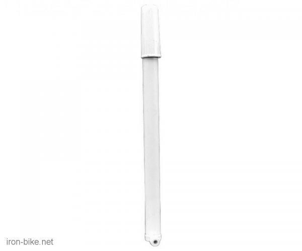 pumpa za bicikl pvc bela kraća - 3870095