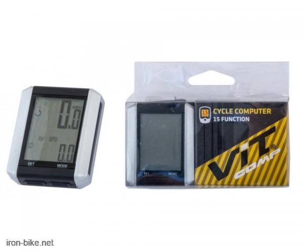 brzinomer VITCOMP crno sivi 15 funkcija - 3123001