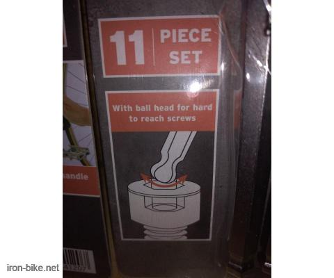 Set imbus ključeva sa loptastom glavom 