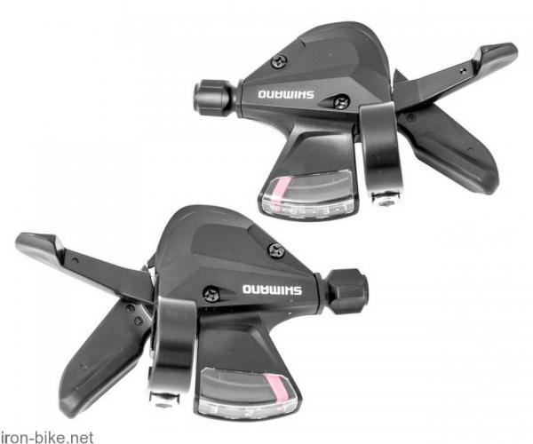 RUČICE MENJAČA ALTUS SHIMANO 3/8 SPEED CRNE ASLM310R8C/ASLM310LA 