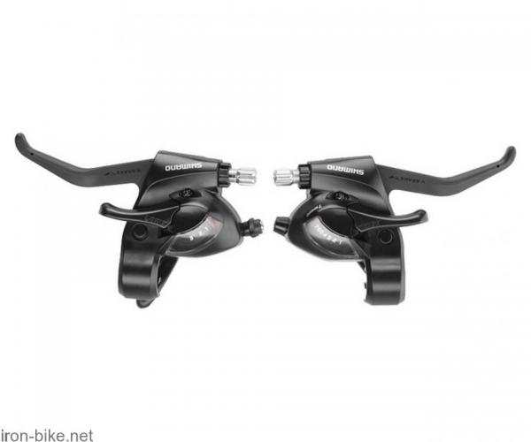 ručica menjača/kočnice shimano 3/7 brzina crne astef41r7 - 3245312