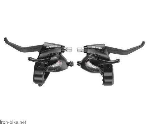 ručica menjača/kočnice shimano 3/7 brzina crne astef41r7 - 3245312