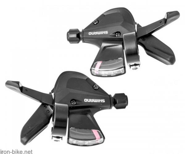 ručice menjača altus shimano 3/7 speed crne aslm310r7a/aslm310la - 3245317