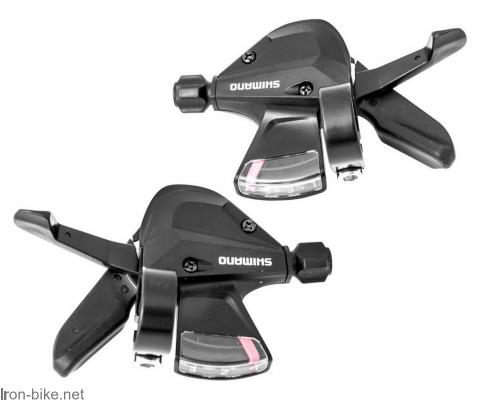 ručice menjača altus shimano 3/7 speed crne aslm310r7a/aslm310la - 3245317