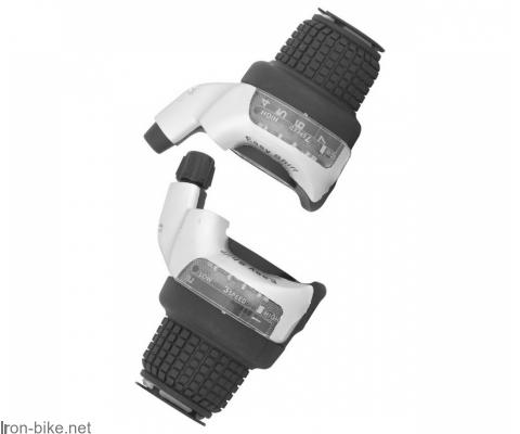 ručice menjača revo shift 3/7 crno sive index - 3243102