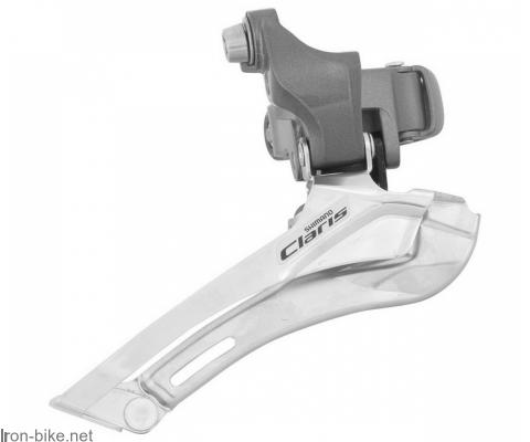 prednji menjač shimano 34.9mm down pull 52t road claris afd2400bl - 3242018