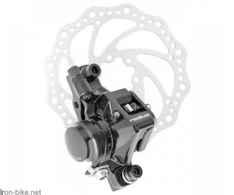 DISK KOČNICA PREDNJA RADIUS MEHANIČKA CRNA SET SA DISKOM 3400126