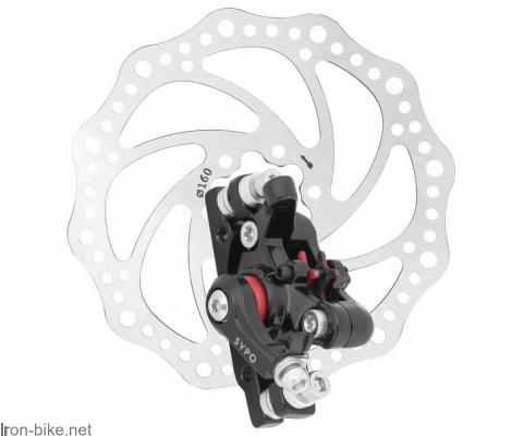 DISK KOČNICA PREDNJA SYPO MEHANIČKA CRNA SA DISKOM 160MM 3400128